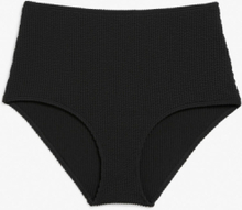 Shirred bikini briefs - Black