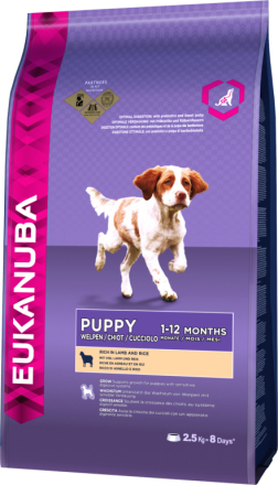 Eukanuba Puppy/Junior Lam&Rijst - Hondenvoer - 2.5 kg