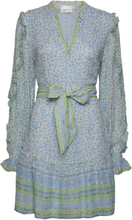Mia Tess Dress Maxiklänning Festklänning Blue Fabienne Chapot