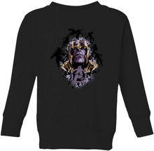 Avengers Endgame Warlord Thanos Kids' Sweatshirt - Black - 3-4 Years
