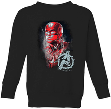 Avengers Endgame Captain America Brushed Kids' Sweatshirt - Black - 3-4 Years - Black
