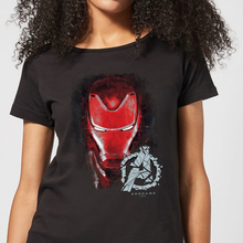 Avengers Endgame Iron Man Brushed Damen T-Shirt - Schwarz - 3XL