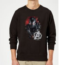 Avengers Endgame War Machine Brushed Sweatshirt - Black - S - Black