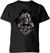 Avengers Endgame Warlord Thanos Kids' T-Shirt - Black - 3-4 Years