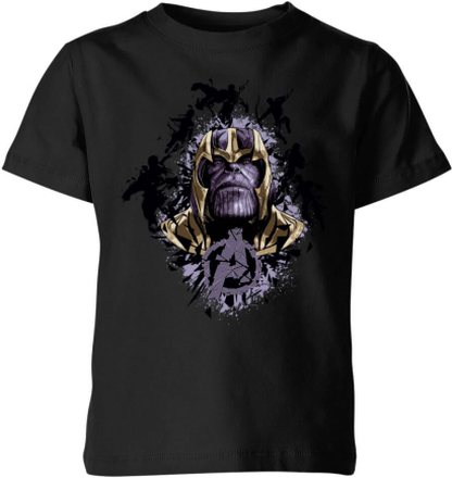 Avengers Endgame Warlord Thanos Kids' T-Shirt - Black - 5-6 Years