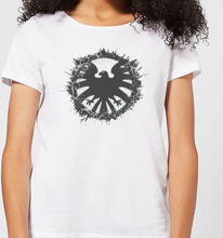 Marvel Avengers Agent Of SHIELD Logo Brushed Women's T-Shirt - White - S