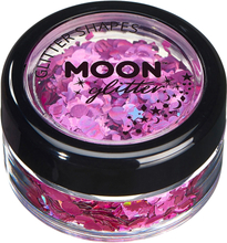Moon Creations Holographic Glitter Shapes - Rosa