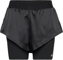 Power Aeroready 2-In-1 Shorts Shorts Sport Shorts Svart Adidas Performance*Betinget Tilbud