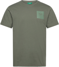 Lyø Organic Tee Tops T-shirts Short-sleeved Green H2O