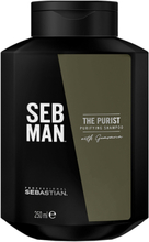 Seb Man The Purist Antidandruff/ Purifying Shampoo Sjampo Nude Sebastian Professional*Betinget Tilbud