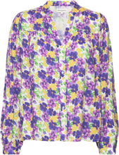 Elif Shirt Tops Blouses Long-sleeved Purple Lollys Laundry