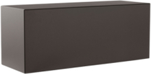 SKÅNE väggskåp/skrivbord 36x100 cm Almost black