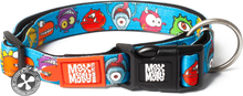 Max & Molly Smart ID Halsband Little Monsters - Grösse L: 39-62 cm Halsumfang, B 25 mm