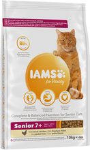 Zum Sonderpreis! IAMS Katzenfutter 10 kg / 15 kg - Vitality Ältere Katzen mit Frischem Huhn (10 kg)