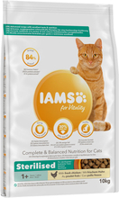 Zum Sonderpreis! IAMS Katzenfutter 10 kg / 15 kg - Vitality Adult Sterilised Huhn (10 kg)