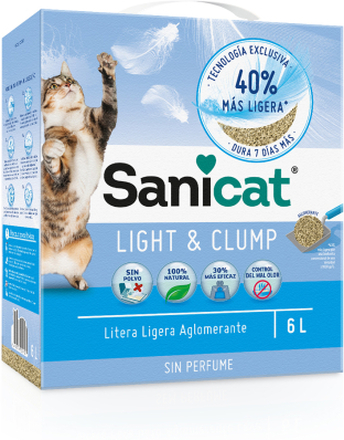 Sanicat Light & Clump - 2 x 6 l