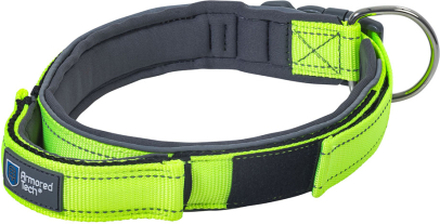ArmoredTech Dog Control Halsband, neon grün - Grösse M: Halsumfang 39-45 cm, Breite 35 mm