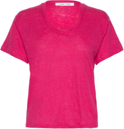 Kayla T-Shirt 6680 T-shirts & Tops Short-sleeved Rosa Samsøe Samsøe*Betinget Tilbud