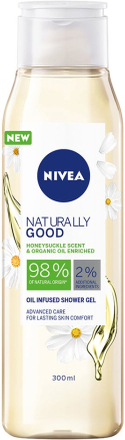 Nivea Naturally Good Honey Suckle Shower 300 ml