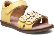 Bisgaard Cana C Shoes Summer Shoes Sandals Yellow Bisgaard