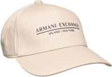 Baseball Hat Accessories Headwear Caps Cream Armani Exchange
