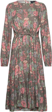Arya Flower Print Viscose Dress Dresses Summer Dresses Multi/mønstret Lexington Clothing*Betinget Tilbud