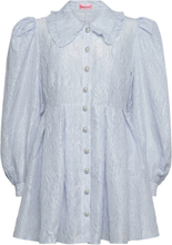 Keira Dresses Shirt Dresses Blå Custommade*Betinget Tilbud