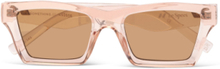 Something Fyrkantiga Solglasögon Pink Le Specs