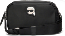 K/Ikonik 2.0 Nylon Camera Bag Designers Crossbody Bags Black Karl Lagerfeld
