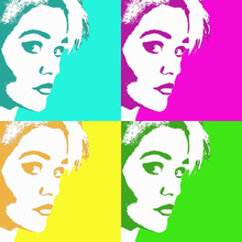 4 - Warhol -omgjord för hand