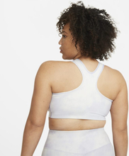Nike Plus Size - Dri-FIT Swoosh Icon Clash Women's Medium-Support Non-Padded Printed Sports Bra - Purple