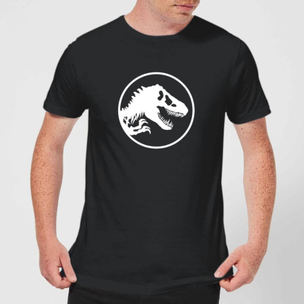 Jurassic Park Circle Logo Men's T-Shirt - Black - XXL