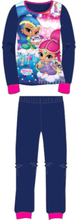 Blå Shimmer and Shine Pyjamas i Fleece til Barn
