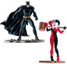 Licensierade Batman VS Harley Quinn Figurer 10 cm