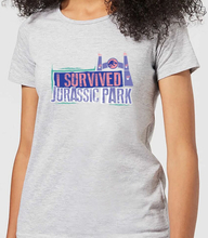 Jurassic Park I Survived Jurassic Park Women's T-Shirt - Grey - M