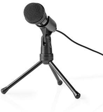 Nedis Mikrofon | Används för: Dator / Skrivbord / Smartphone / Surfplatta | Trådbundet | 1x 3.5 mm