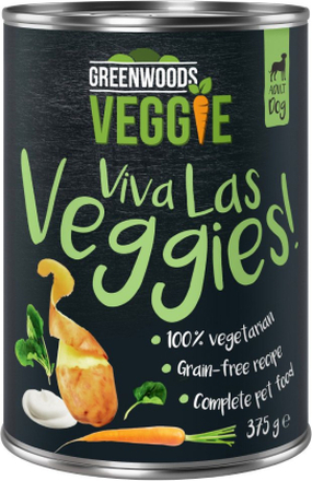 Greenwoods Veggie mit Joghurt, Kartoffeln, Karotten und Spinat - 12 x 375 g
