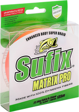 Sufix Matrix Pro 135 m orange flätlina 0,30mm