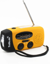 Totle Totle Noodradio Essential - 1000mah Powerbank - Zonnepaneel - Opwindbaar