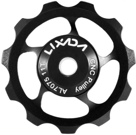 LIXADA 11T MTB Bicycle Rear Derailleur Jockey Pulley Wheel Ceramic Bearing Pulley Aluminium Alloy Road Bike Guide Roller