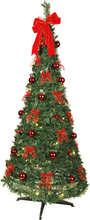 Julgran Pop-Up-Tree LED Röd Star Trading