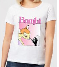 Disney Bambi Nice To Meet You Women's T-Shirt - White - S