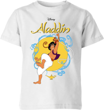 Disney Aladdin Rope Swing Kinder T-Shirt - Weiß - 5-6 Jahre