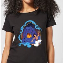 Disney Aladdin Cave Of Wonders Women's T-Shirt - Black - S - Black