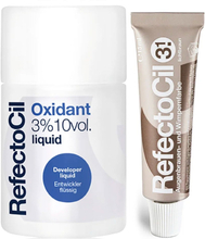 RefectoCil Eyebrow Color & Oxidant 3% Liquid Light Brown