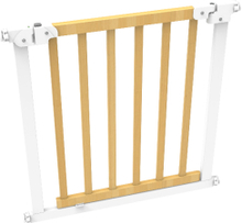 Cancelletto per bambini cancello di sicurezza per stanze e scale in legno bianco