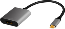 LogiLink: USB-C -> DisplayPort-adapter 4K/60Hz Alu 15cm