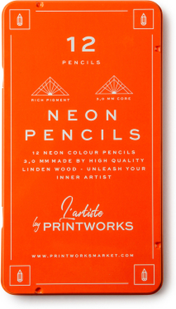 Printworks Färgpennor Neon i ask