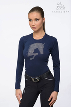 Cavalliera Riding Cotton Top Long Sleeve Jumping Star