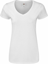 Kortærmet T-shirt til Kvinder 141319 100% bomuld Hvid S